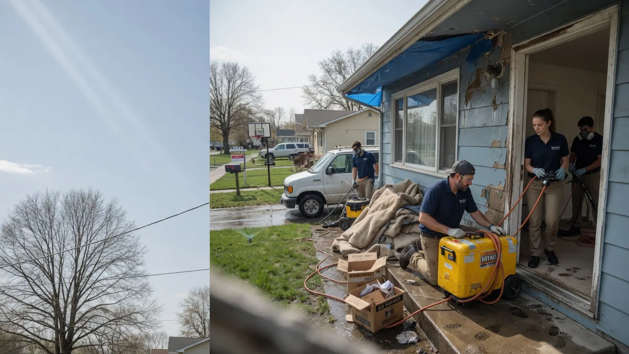Basement Flood Cleanup in Springlake, TX near me